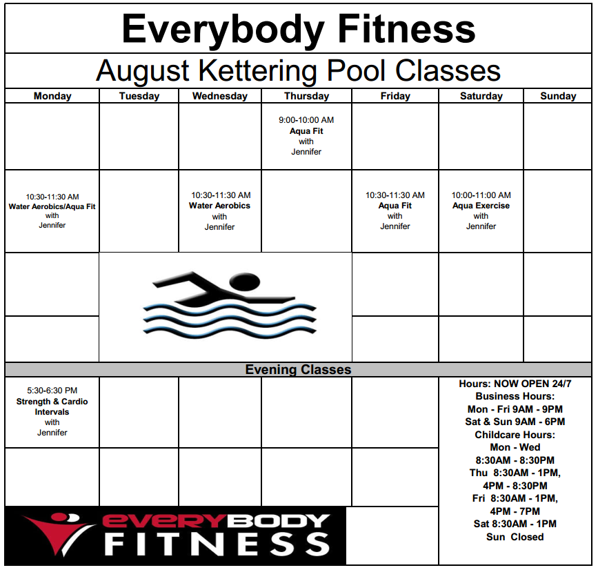 EveryBody Fitness Gym Dayton Ohio 9372936790 FREE 30Day