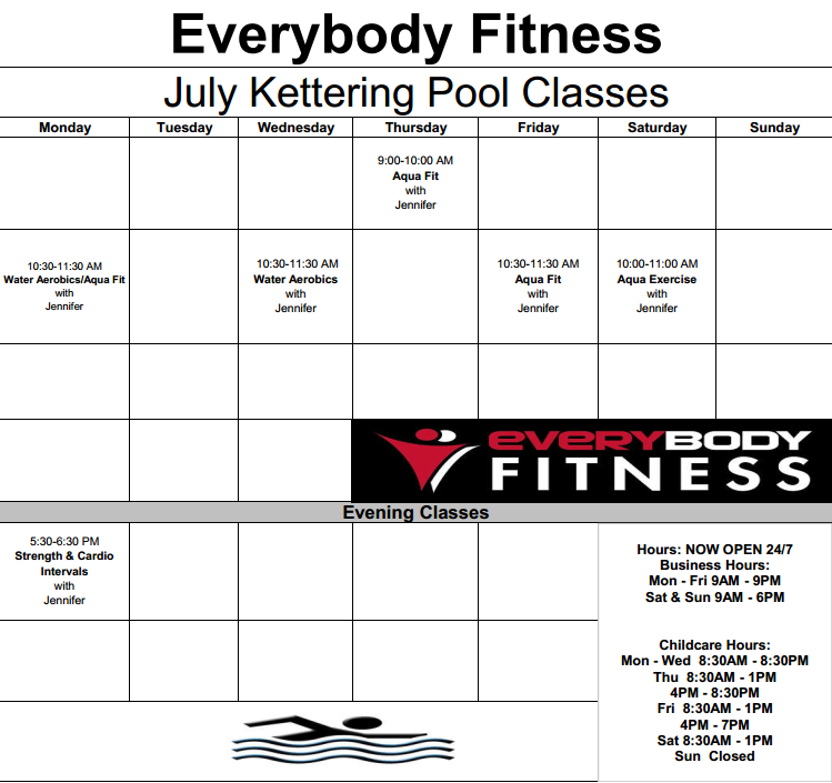 EveryBody Fitness Gym Dayton Ohio 9372936790 FREE 30Day