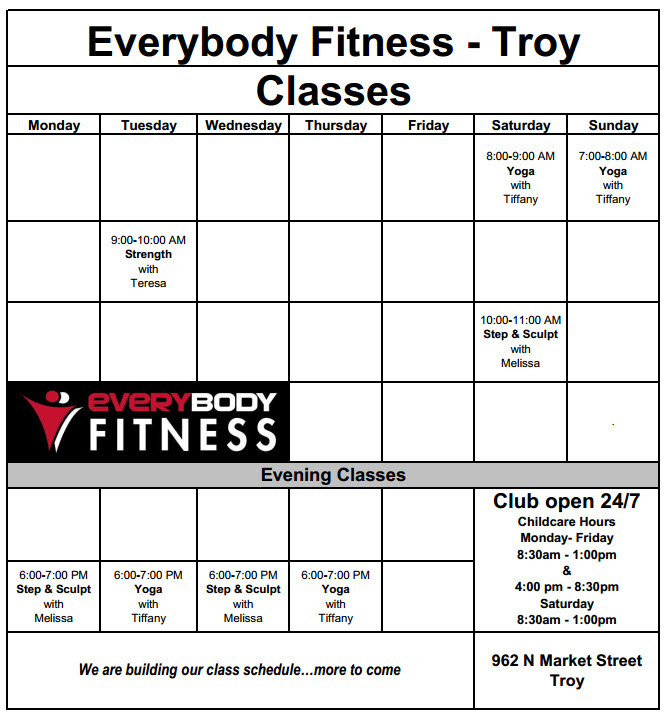 EveryBody Fitness Troy Gym FREE 7 Day Pass 9379809003